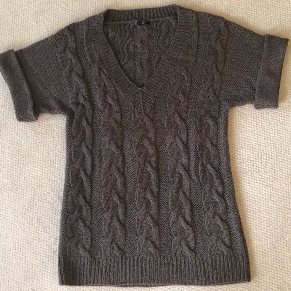 🤎 J. Crew vneck cable tunic 🤎